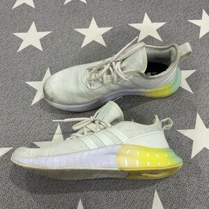 Adidas Boost Sneakers in Size 9 with Yellow and Green Trim